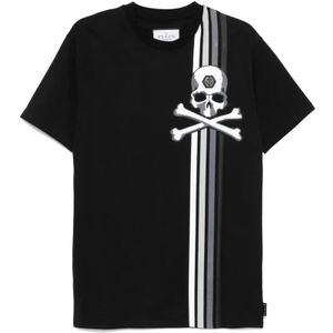 Philipp Plein, Heren, Tops, Zwart, Maat: XL