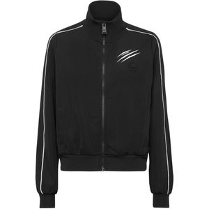 Plein Sport, Dames, Sweatshirts & Hoodies, Zwart, Maat: XS