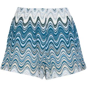 MC2 Saint Barth, Dames, Korte broeken, Veelkleurig, Maat: M