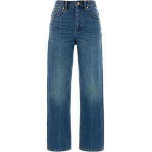 Tory Burch, Dames, Jeans, Blauw, Maat: W26 Denim,