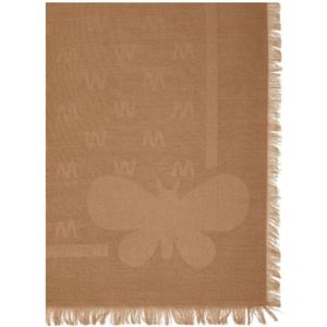Max Mara, Dames, Accessoires, Bruin, Maat: ONE Size Wol,