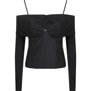 Simkhai, Dames, Tops, Zwart, Maat: M