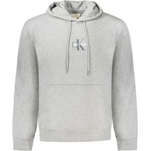 Calvin Klein, Heren, Sweatshirts & Hoodies, Grijs, Maat: XL