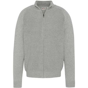 Schott Nyc, Heren, Truien, Grijs, Maat: S Katoen,