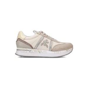 Premiata Hoge Sneakers Conny in Blush , Beige , Heren , Maat: 37 EU