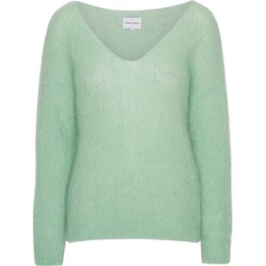 Americandreams, Dames, Truien, Groen, Maat: M Wol,