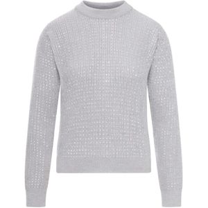 Golden Goose, Dames, Truien, Grijs, Maat: XS Wol,