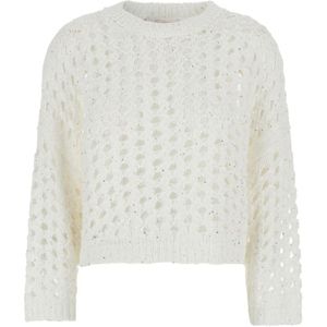 Antonelli Firenze, Dames, Truien, Wit, Maat: L Katoen,