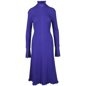 Philosophy di Lorenzo Serafini, Dames, Jurken, Paars, Maat: S Viscose,