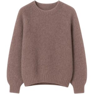 Opal Studio, Dames, Truien, Bruin, Maat: ONE Size Mohair,