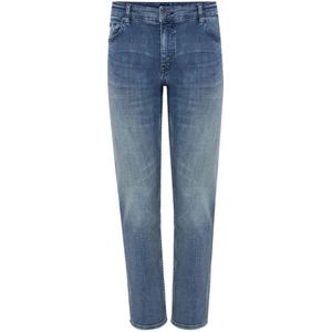 Hugo, Heren, Jeans, Blauw, Maat: W38