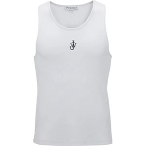 JW Anderson, Heren, Tops, Wit, Maat: S Katoen,