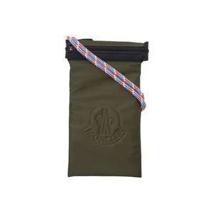 Moncler Opvouwbare rugzak - Khaki, Geometrisch patroon , Green , Heren , Maat: ONE Size