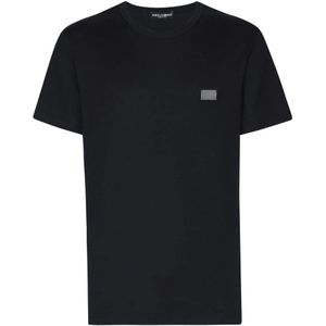 Dolce & Gabbana, Heren, Tops, Blauw, Maat: 4XL