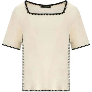 Max Mara, Dames, Tops, Beige, Maat: S Katoen,