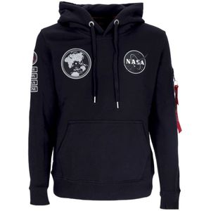 Alpha Industries, Heren, Sweatshirts & Hoodies, Zwart, Maat: M Katoen,