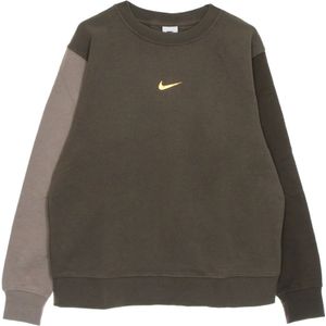 Nike, Dames, Sweatshirts & Hoodies, Bruin, Maat: XS Katoen,