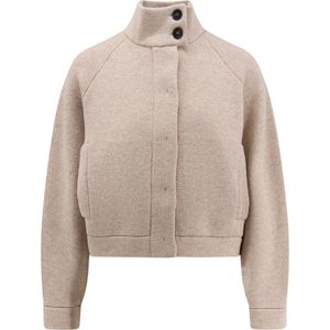 Brunello Cucinelli, Dames, Truien, Beige, Maat: L Kasjmier,