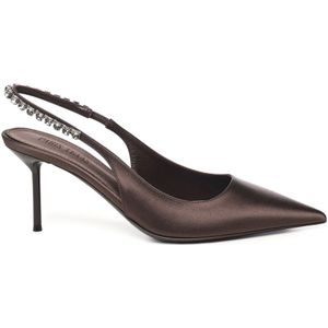 Paris Texas, Dames, Schoenen, Zwart, Maat: 40 EU Satijn,