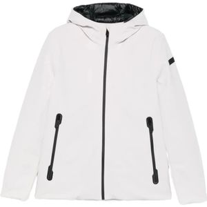 Rrd, Heren, Jassen, Wit, Maat: S Leer,
