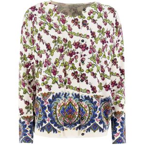 Etro - Rondgebreide Trui - Wit - Dames