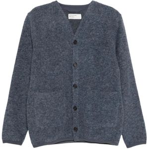 Universal Works, Heren, Truien, Blauw, Maat: XL