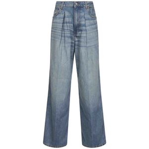 Haikure, Dames, Jeans, Blauw, Maat: W23 Katoen,