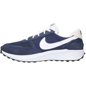 Nike Blauwe Waffle Nav Lage Sneakers , Blue , Heren , Maat: 42 EU