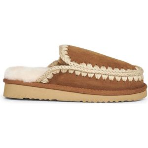MOU - Eskimo - Huisschoenen - Beige / Cognac