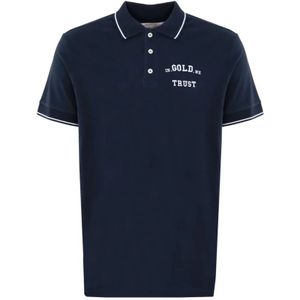 In Gold We Trust, Heren, Tops, Blauw, Maat: M