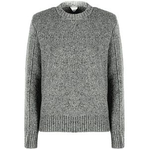 Bottega Veneta, Dames, Truien, Grijs, Maat: XS Katoen,