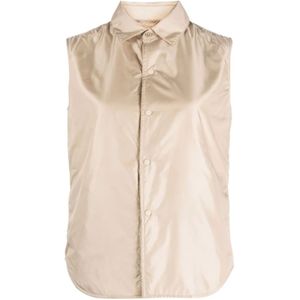 Aspesi, Dames, Jassen, Beige, Maat: XS Nylon,