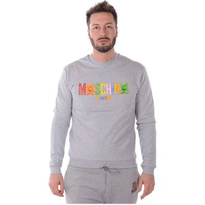 Moschino, Heren, Tops, Grijs, Maat: S