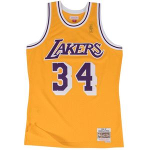 Mitchell & Ness, Heren, Sport, Geel, Maat: S Jersey,