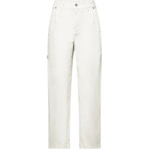 Drykorn, Dames, Broeken, Beige, Maat: W26 L34 Katoen,