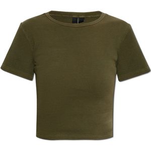 Entire Studios, Dames, Tops, Groen, Maat: 2XS Katoen,
