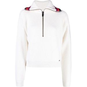 Sonia Rykiel, Dames, Truien, Wit, Maat: XL Wol,