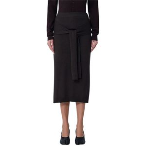 Lemaire, Dames, Rokken, Bruin, Maat: M Wol,