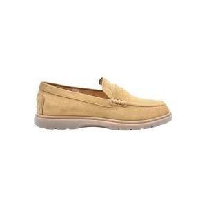 Tod's Geveterde herenschoenen van Altraversione , Yellow , Heren , Maat: 41 EU