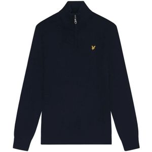 Lyle & Scott, Heren, Truien, Blauw, Maat: 4XL Katoen,