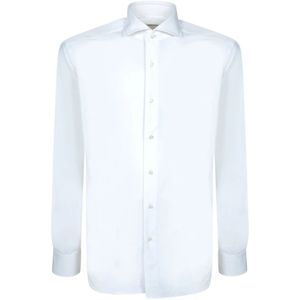 Dell'oglio, Heren, Overhemden, Wit, Maat: L