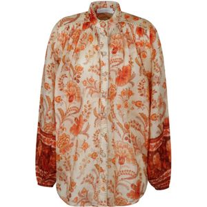Zimmermann, Dames, Blouses & Shirts, Veelkleurig, Maat: M