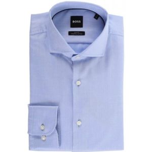 Hugo, Heren, Overhemden, Blauw, Maat: 5XL Katoen,