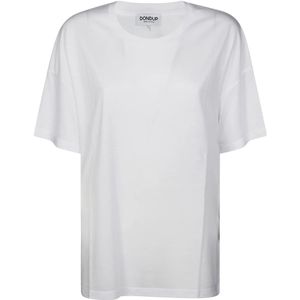 Dondup, Dames, Tops, Wit, Maat: S Katoen,