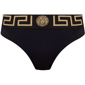 Versace, Heren, Badkleding, Zwart, Maat: 2XL Polyamide,