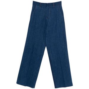 Dsquared2, Dames, Jeans, Blauw, Maat: S Katoen,