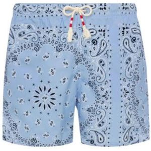 MC2 Saint Barth, Heren, Badkleding, Blauw, Maat: M Zijde,