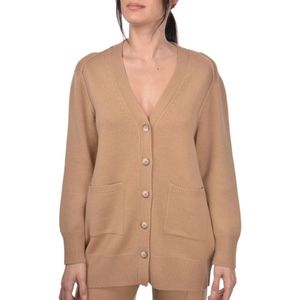 Gran Sasso, Dames, Truien, Beige, Maat: S