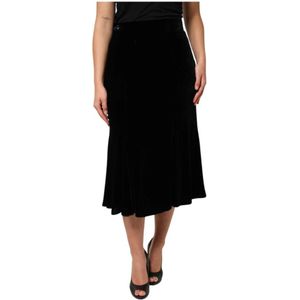 Dolce & Gabbana, Dames, Rokken, Zwart, Maat: L Zijde,