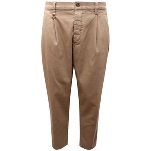 Paolo Pecora, Heren, Broeken, Beige, Maat: L